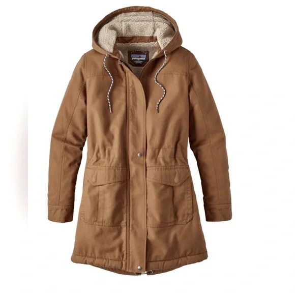 Patagonia Brown Hooded Jacket - Picture 1 of 3